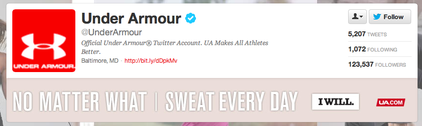 Under Armour in the Social World